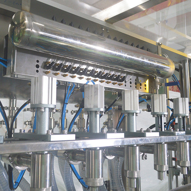 3-head Gear Pump Oil Filling Machine for Sealing Labeling and Packing Production Line