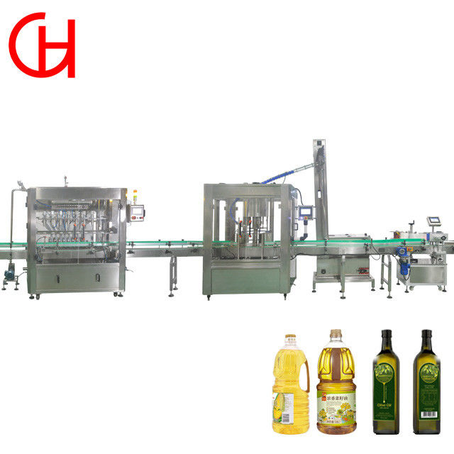 Plastic Packaging 8-Head Gear Pump Filling Machine for 2000 Bottles/Hour Sunflower Oil