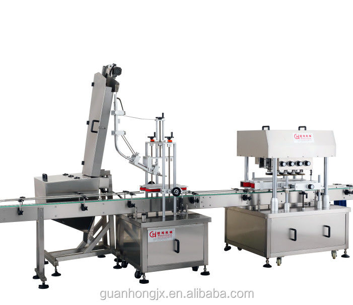Stainless Steel 304 Fully Automatic Elevating Type Arrange Capping Machine at Affordable