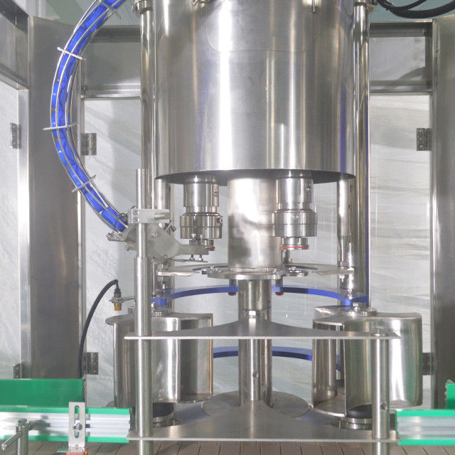 Air pressure 0.6-0.8Mpa Cooking Oil Filling and Labeling Machine with 3 Capping Heads