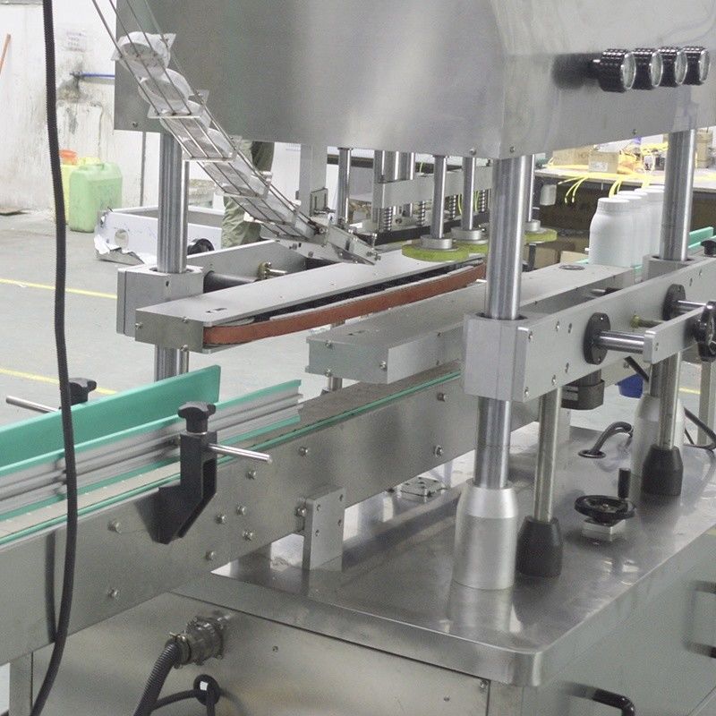 Fully Automatic Linear Plastic Thread Bottle Capper Capping Machine for Capping Wheel Rubbing