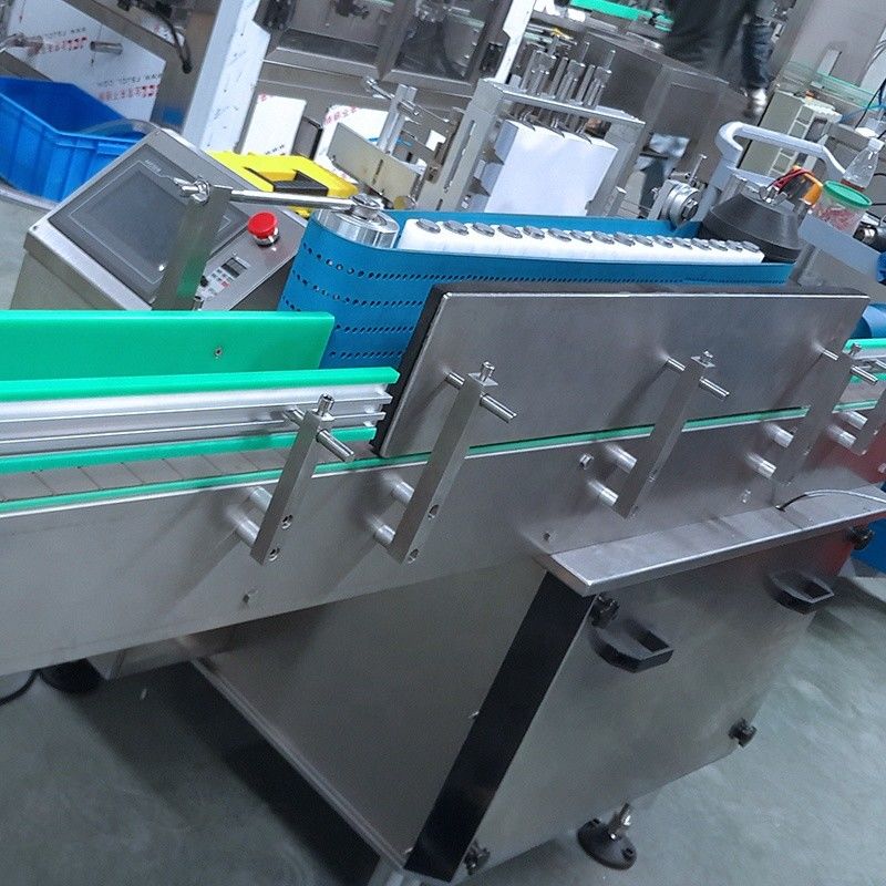 Fully Automatic Paste Labeling Machine for Round Bottle Jars Cans 400 KG Load Capacity