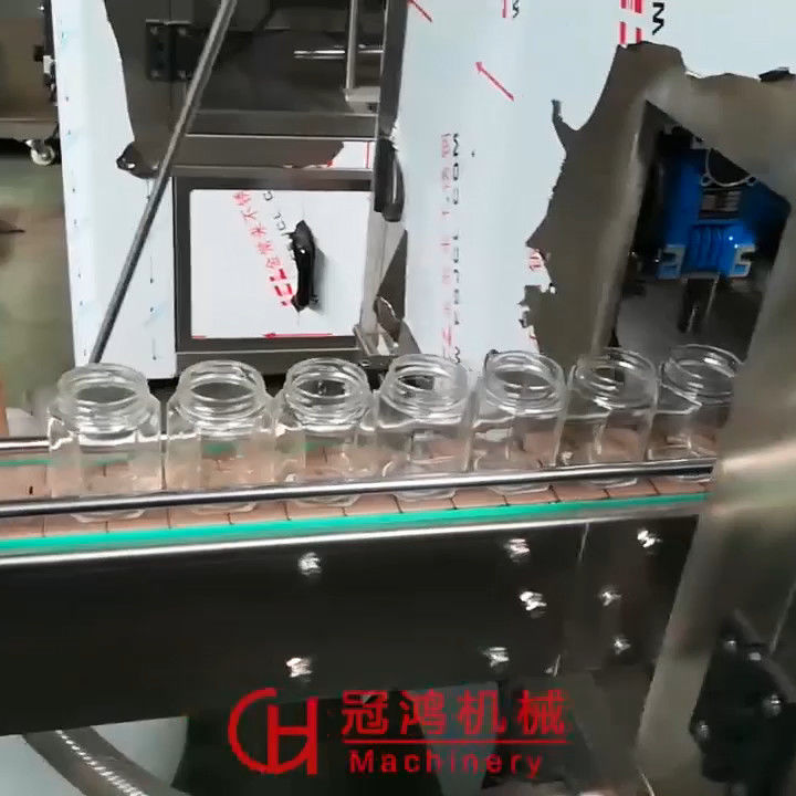 Three Capping Types Steam Vacuum Sealing Machine for Glass Bottles and Unscrewed Lids