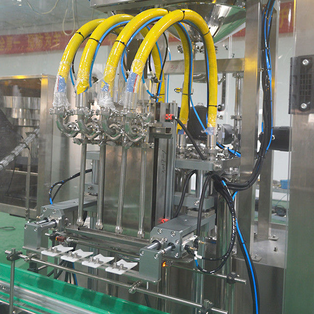 2023 Fresh Milk Sterilization Four Head Piston Filling and Capping Line for Operation