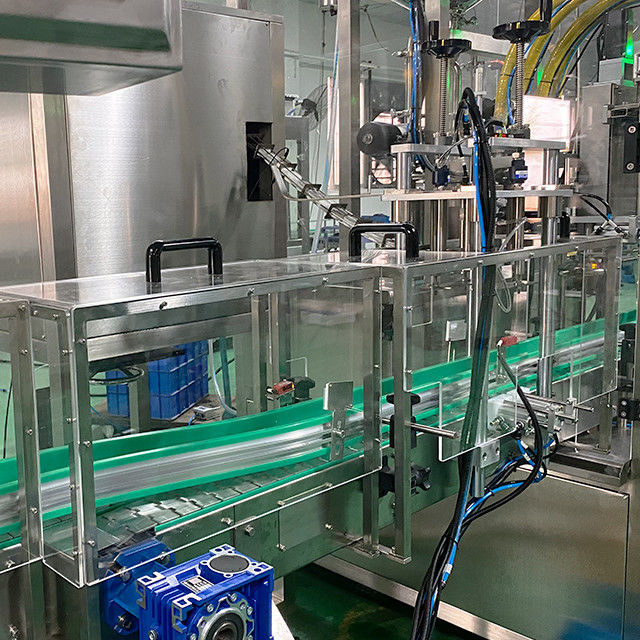 2023 Fresh Milk Sterilization Four Head Piston Filling and Capping Line for Operation
