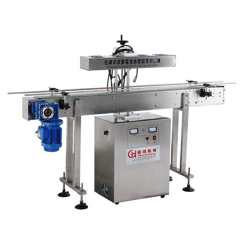 23000*2500*2600mm Label Printer and Sticker Machine for Engine Oil Bottle Cap Sealing