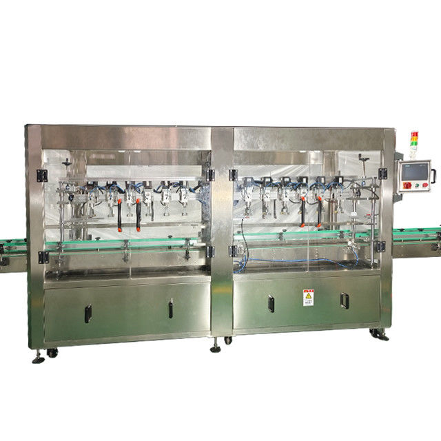 Automatic Filling Screw Capping Double Side Labeling Production Line for Shower Gel