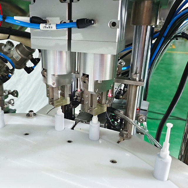 Small Dose 10ml Pneumatic 2-head Filling and Screw Capping Machine for Liquid Oil Gel
