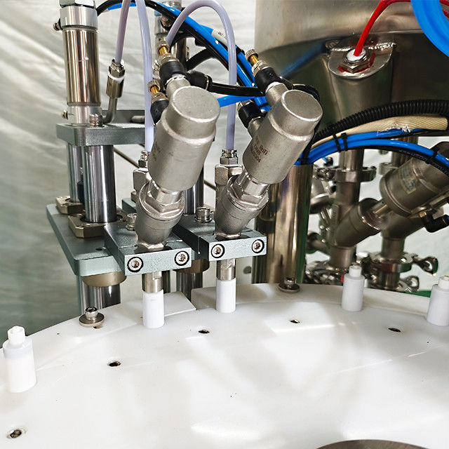 Small Dose 10ml Pneumatic 2-head Filling and Screw Capping Machine for Liquid Oil Gel