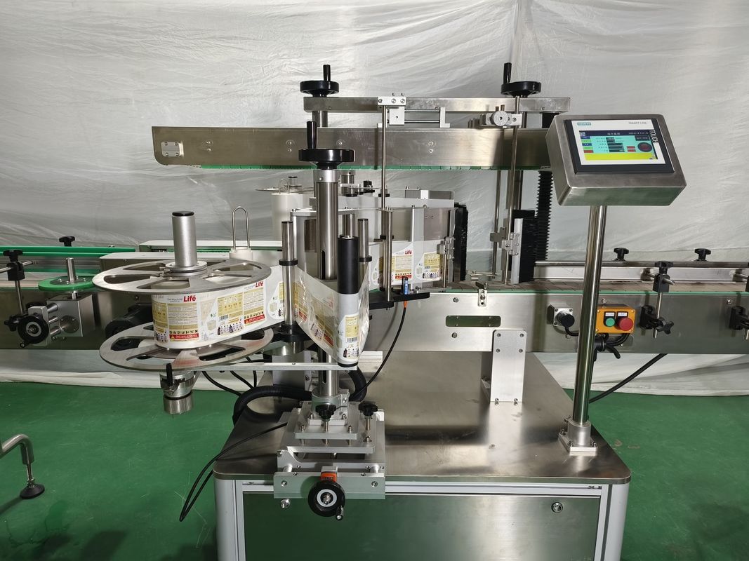 25KW Shampoo Laundry Detergent Production Line with Double Side Labeling and Capping