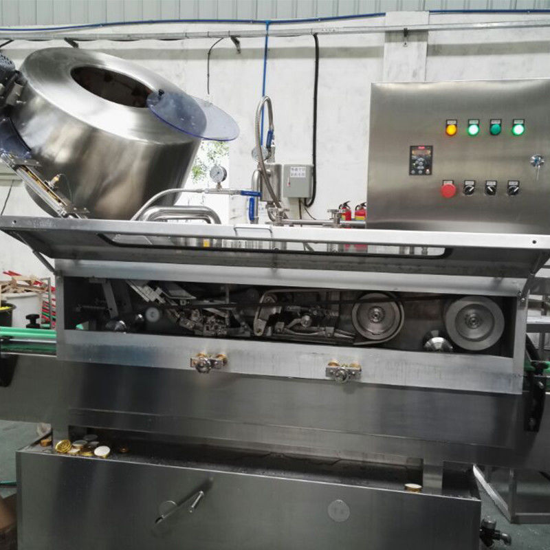 Fully Functional Steam Vacuum Sealing Machine for Fruit and Chili Sauce Metal Capper