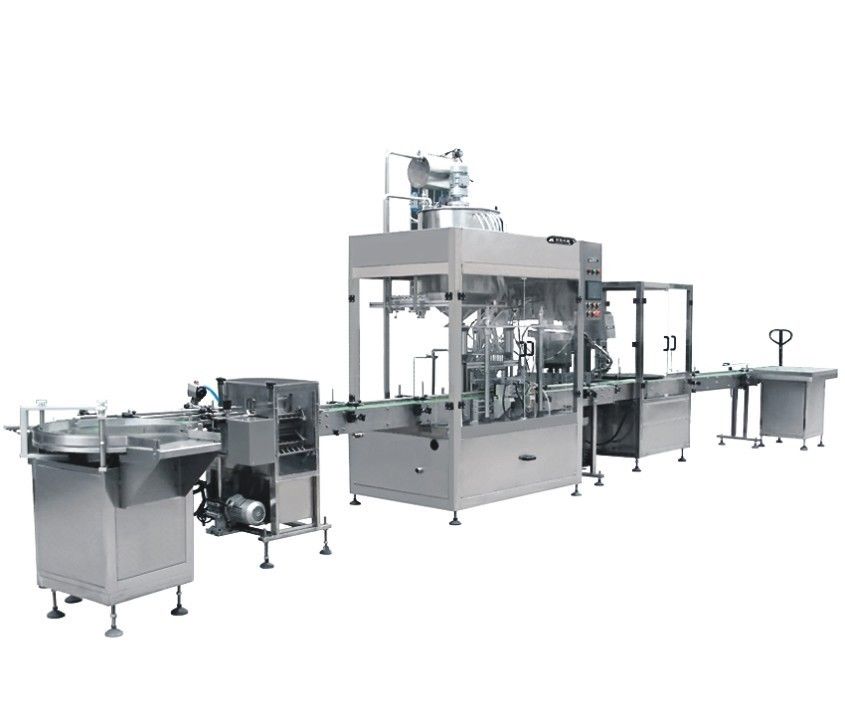Automatic Edible Oil Bottle Filling Capping Labeling Machine for Milk Production