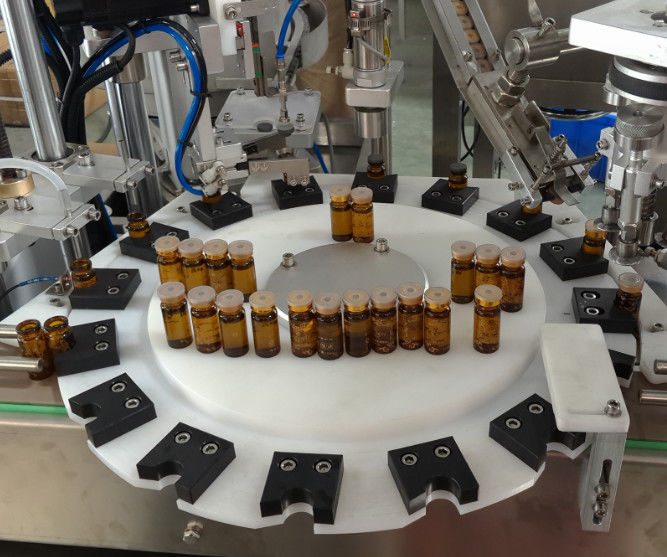 220V/380V 50HZ Voltage Speed Full Automatic Glass Ampoule Bottle Filling Capping Machine