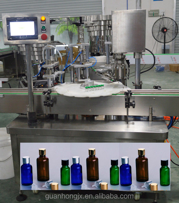 220V/380V 50HZ Voltage Speed Full Automatic Glass Ampoule Bottle Filling Capping Machine