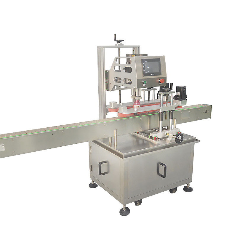 320 KG High Automation Rotary Bottle Screw Capping Machine for Metal Packaging Material