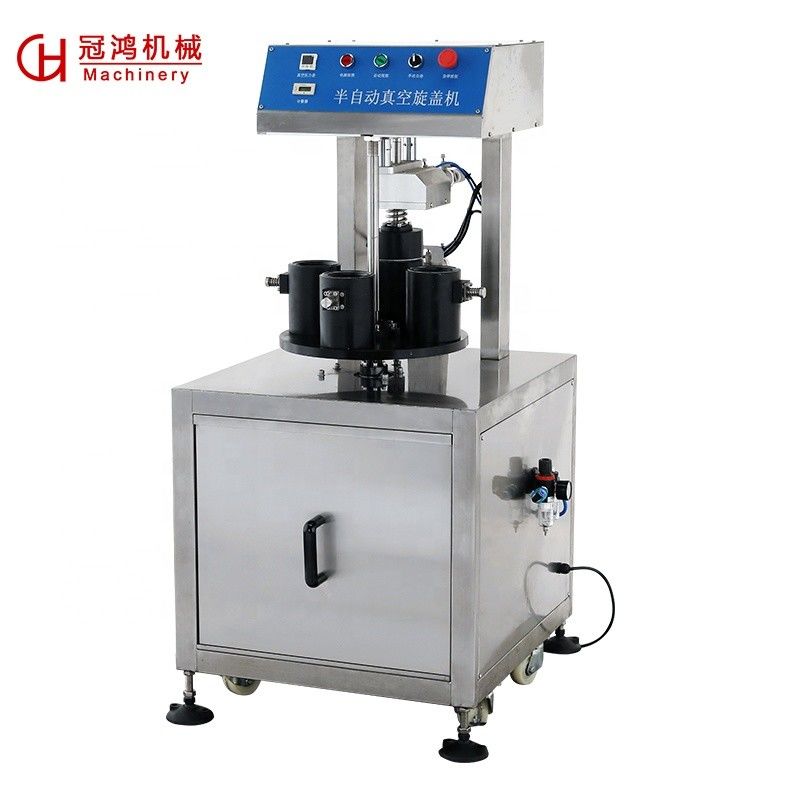 Motor Core Components Semi-Automatic Vacuum Capping Machine for Fast and Smooth Sealing