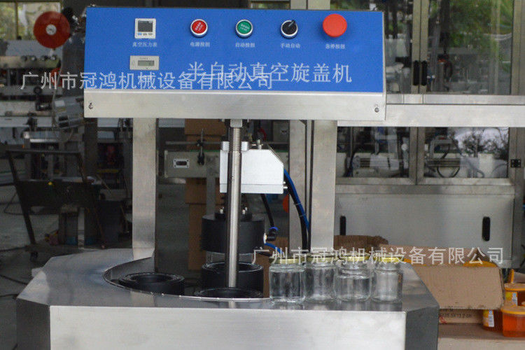 Motor Core Components Semi-Automatic Vacuum Capping Machine for Fast and Smooth Sealing