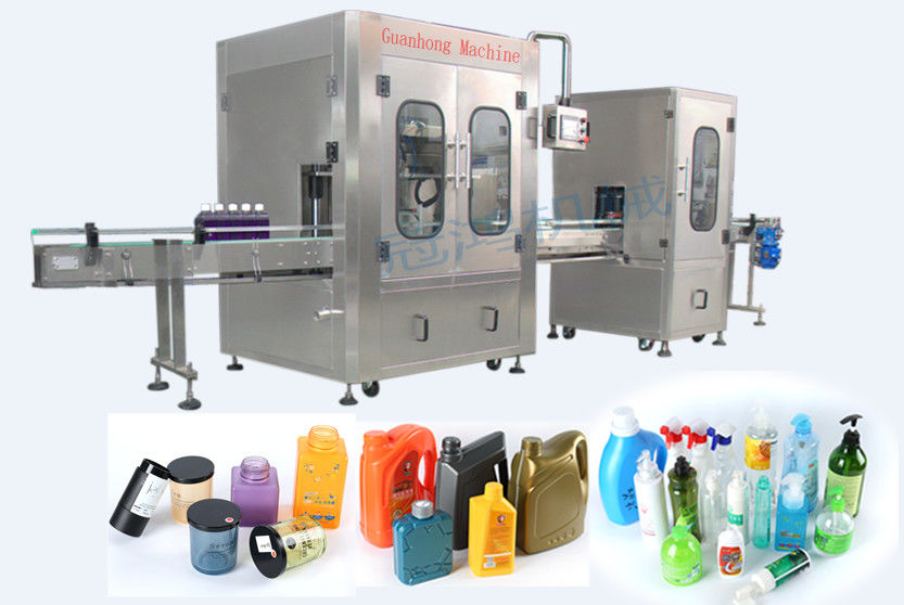Automatic Glue Vacuum Filling and Capping Machine for 25mm-70mm Range of Capping