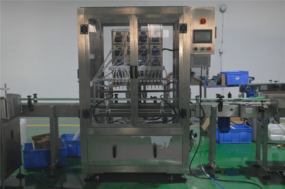 16 Heads Skin Care Bottle Peristaltic Pump Filling Machine Production Line for Output