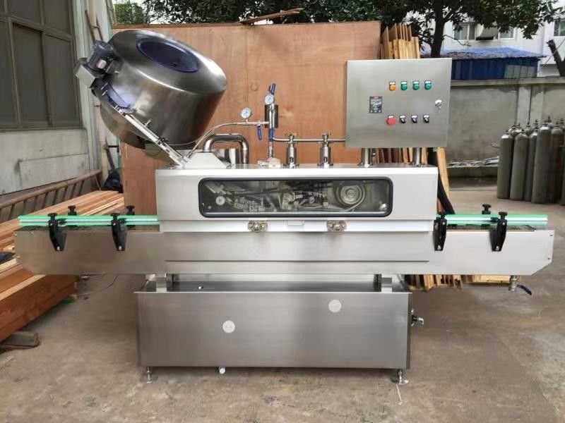 Video Inspection Provided Automatic Steam Type Vacuum Capping Machine for Glass Bottles