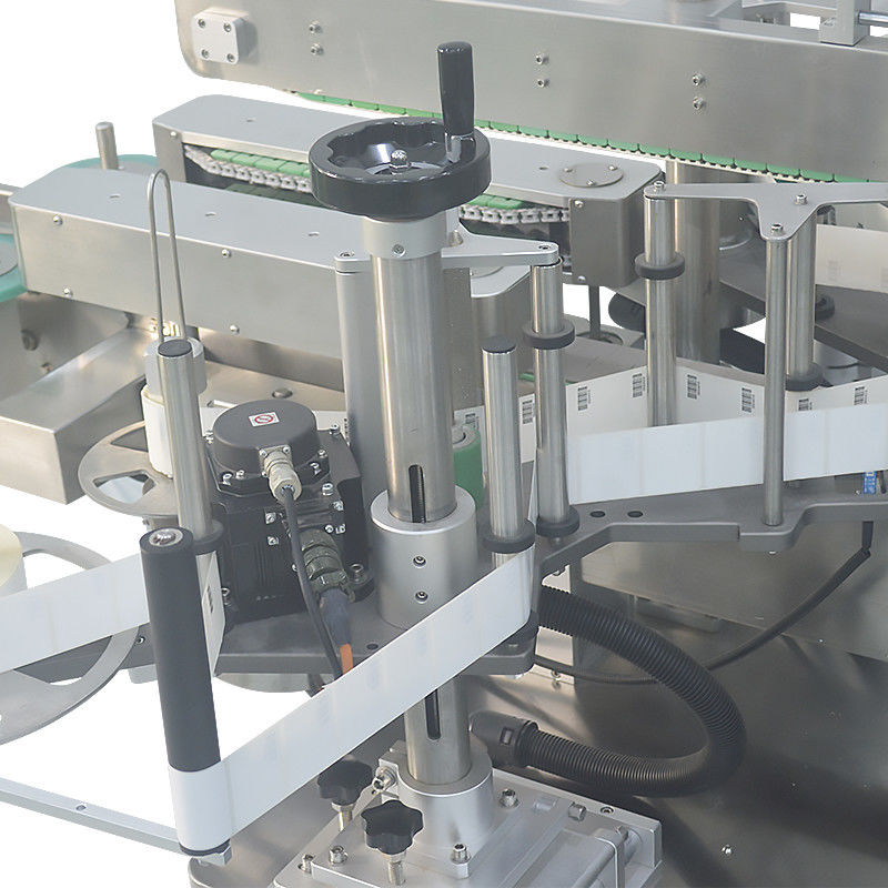 304 Stainless Steel Automatic Flat Bottle Labeling Machine for Round Square Pet Bottle