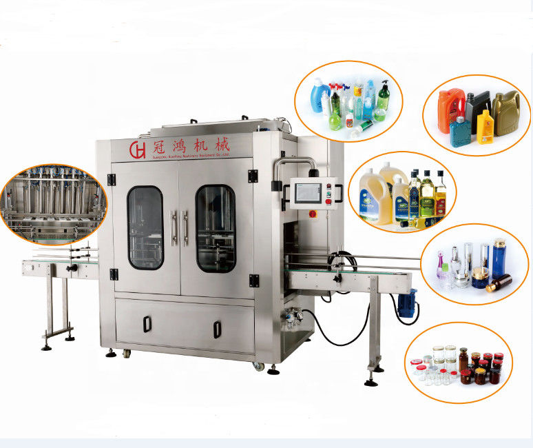 High Precision 1.5KW/AC220V 50/60HZ Servo Piston Filling Machine for Lubricant Oil