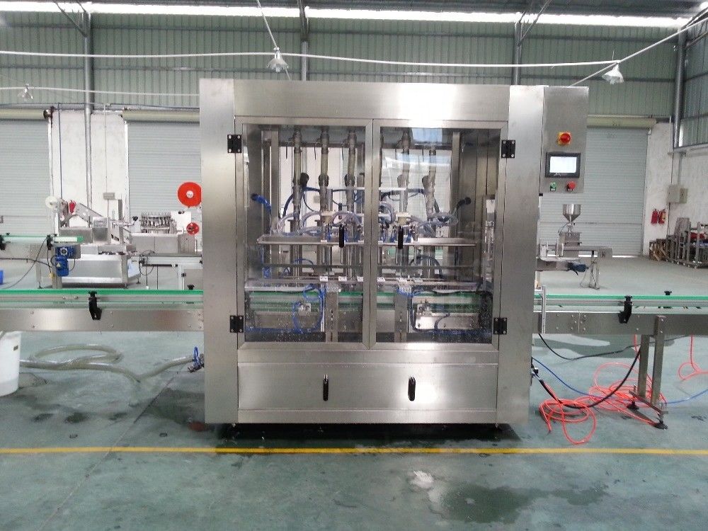 High Precision 1.5KW/AC220V 50/60HZ Servo Piston Filling Machine for Lubricant Oil