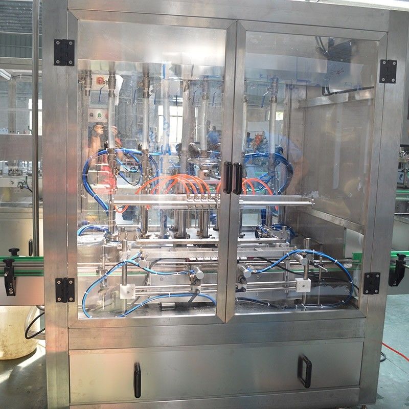 High Precision 1.5KW/AC220V 50/60HZ Servo Piston Filling Machine for Lubricant Oil