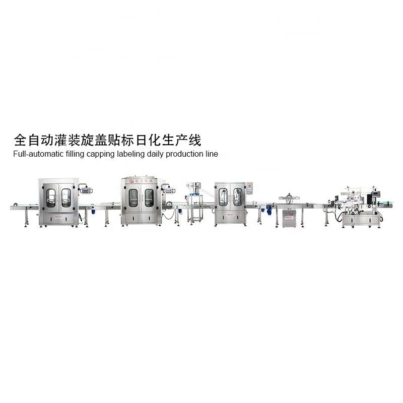 Customized Filling Capping Labeling Line for Automatic Washing Detergent/Lotion/Shampoo/Body Wash