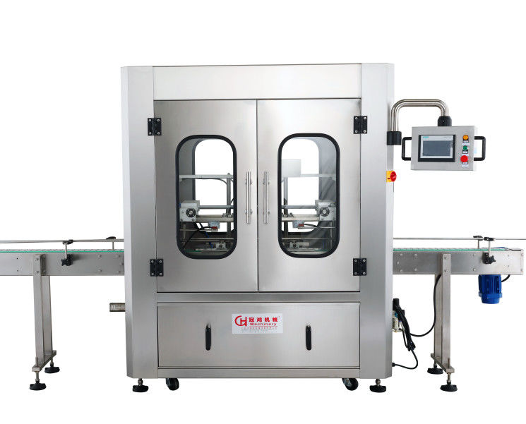 High Speed 4 Heads Liquid Bottle Filling Capping Labeling Machine for Plastic Bottles