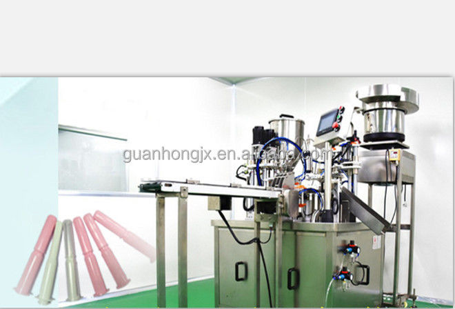 Liquid Condoms Filling Machine with Air Pressure and Mechanical Driven Type 0.6-0.8MPa