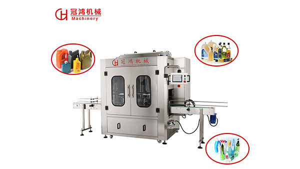 Automatic 4 Head Liquid Filling Machine for Packaging Edible Oil/Shampoo/Liquid/Detergent