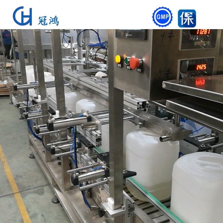 5 Nozzle Liquid Fertilizer Filling Machine for Machinery Repair Shops Performance