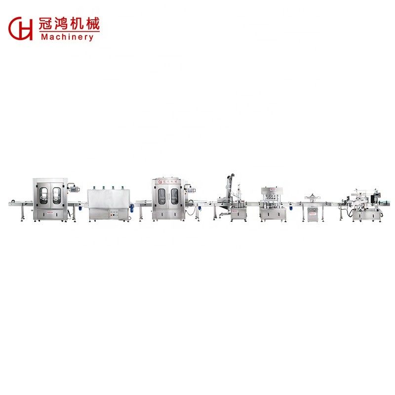 Automatic 12 Nozzle Repellent Liquid Bottle Washing Machine for Whole Production Line