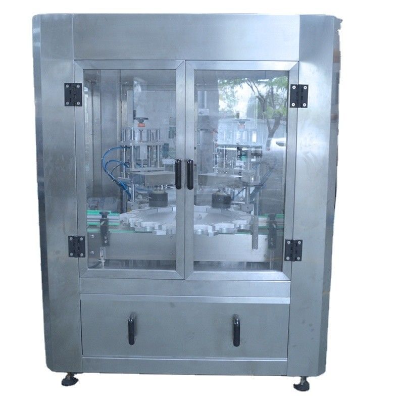 High Speed Automatic Vacuum Capping Machine for Glass Bottle Jar Electric Chuck Type