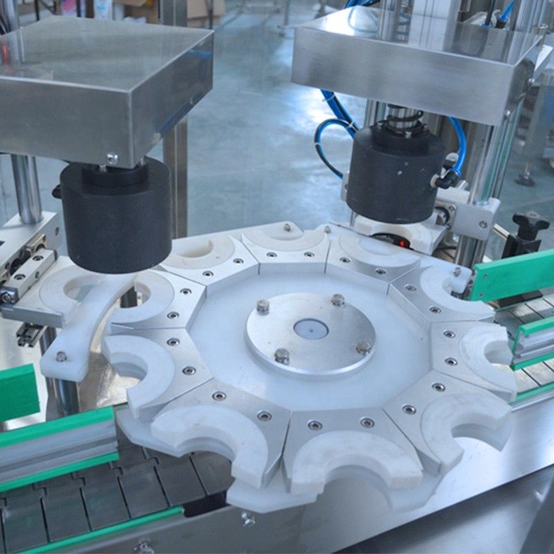 High Speed Automatic Vacuum Capping Machine for Glass Bottle Jar Electric Chuck Type