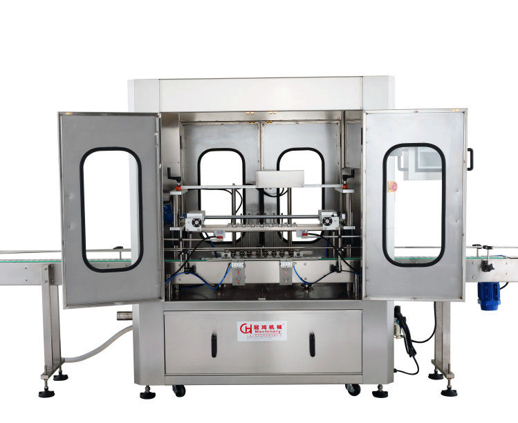 Automatic 4 Head Hot Piston Filling Machine for Hair Gel/Wax Program Control Filling