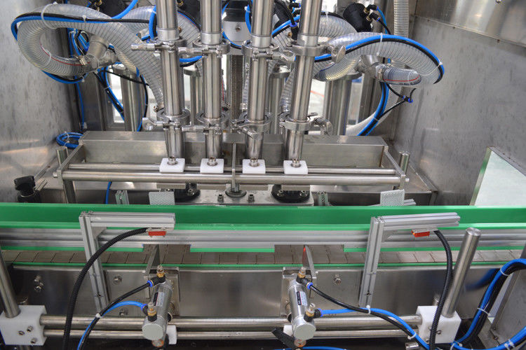 Automatic 4 Head Hot Piston Filling Machine for Hair Gel/Wax Program Control Filling