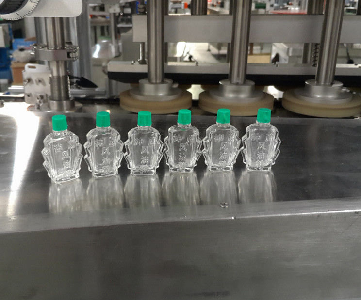 Small Capacity Glass Bottle Capping Machine for Essential Oil and Medicated Oil Cap