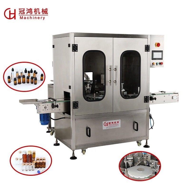 2000*1800*2300mm Automatic Bottle Filling and Capping Machine for Essential Oil/Powder