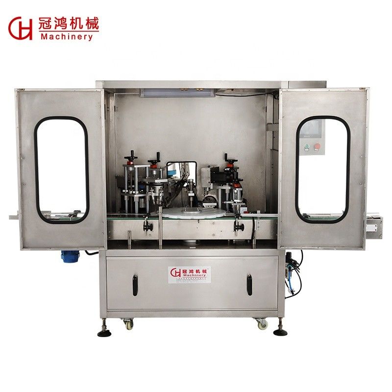 2000*1800*2300mm Automatic Bottle Filling and Capping Machine for Essential Oil/Powder