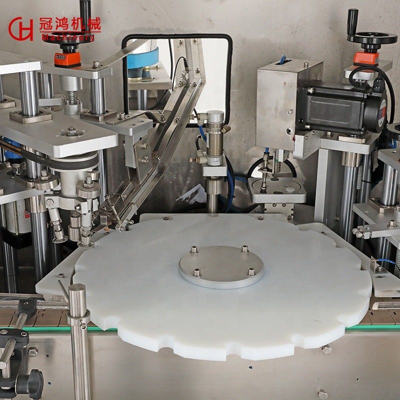 2000*1800*2300mm Automatic Bottle Filling and Capping Machine for Essential Oil/Powder