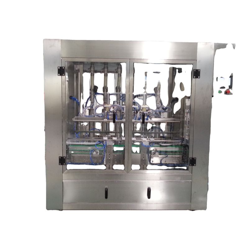 Automatic servo piston type filling machine for liquid/paste/detergent/shampoo