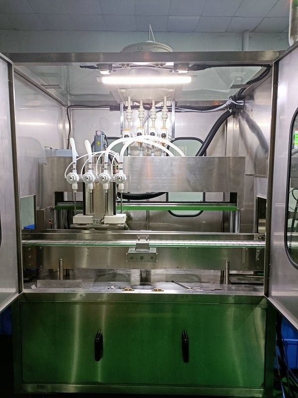 4 Heads Servo Piston Type Filling Machine for Automatic Sulfuric Acid Production Line